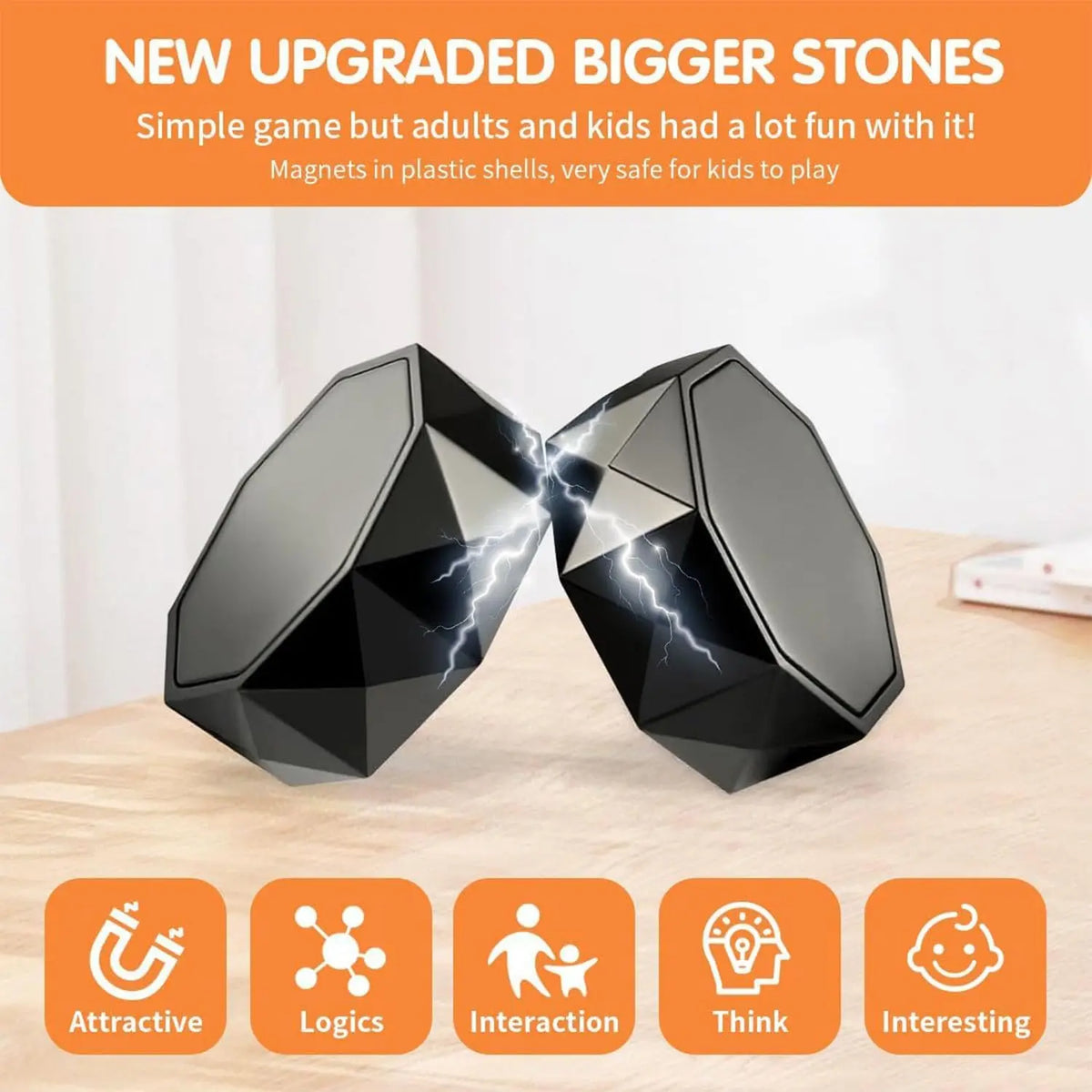 Magnetic Battle Stones Strategy Game